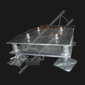 double aluminum plate base